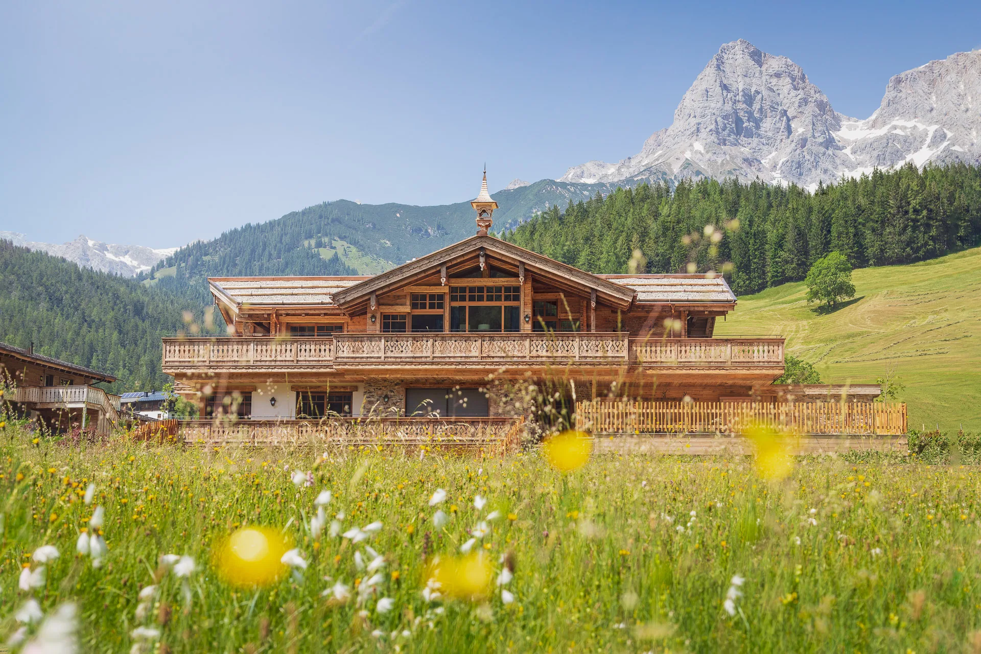 Chalet Prinsengut in der Blumenwiese vor dem Hochkönig